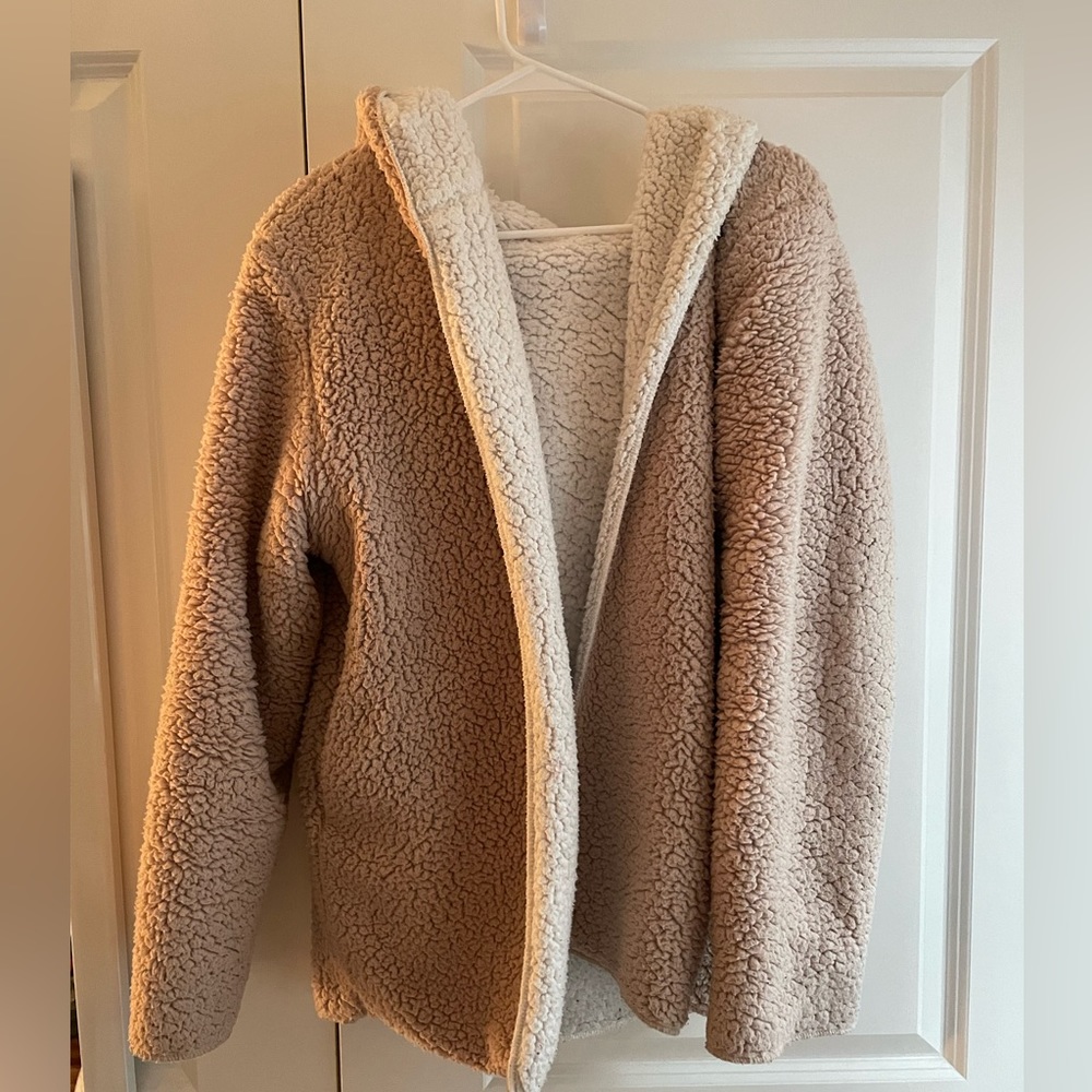 Woman’s Teddy Bear Plush Jacket